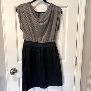 Stripe And Black Dress